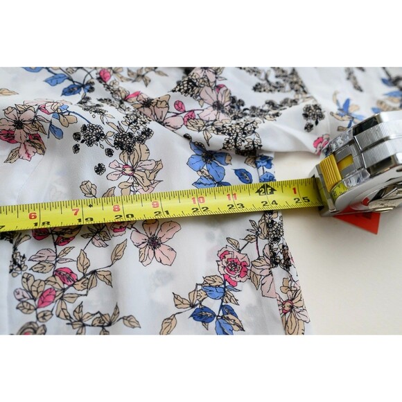 Liz Claiborne Career Woman 1X floral blouse office - Picture 4 of 6